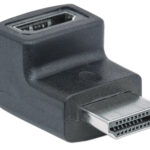 Adaptador HDMI Macho-HDMI Hembra Manhattan Negro, 353502