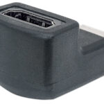 Adaptador HDMI Macho-HDMI Hembra Manhattan Negro, 353502