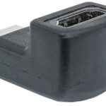 Adaptador HDMI Macho-HDMI Hembra Manhattan Negro, 353502