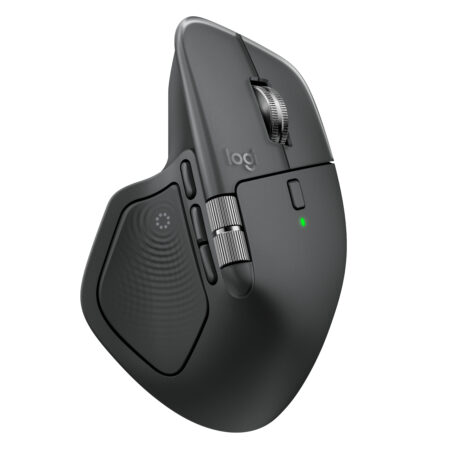 Mouse Inalambrico Logitech Mx Master 4, 910-007565 De 8.000Dpi/8 Botones/Alcance 10M/Bluetooth/Negro