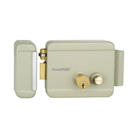 Cerradura Electrica Con Boton De Salida Accesspro Accessrimbl/Incluye Llave/Exterior/Izquierda