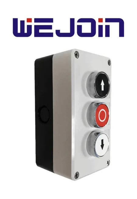 Botonera Triple Wejoin Br-Rm Uso Rudo/Para Acceso Vehicular Apertura/Cierre/Detener