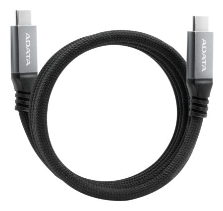Adata Cable USB-C Macho – USB-C Macho 1 Metro Caccu3-100W-100An-Bk