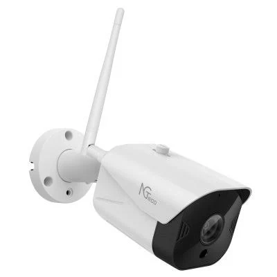 Camara Bullet WiFi Zkteco Ng-C401/1080P/Lente 3.6Mm/Ir 15M/Almacenamiento Local Y En La Nube/Control Remoto/Audio Bi-Direccional/Funciona Con Alexa