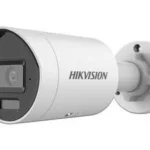 Camara Bala IP Hikvision Ds-2Cd2043G2-Li2U(Black) 4Mpx/Lente 2.8/Ir 40M + 40M De Lus Blanca/Acusense/Exterior IP67/Wdr 120Db/PoE/Onvif/Micro SD/Metal/Acusearch/Color Negro