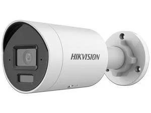 Camara Bala IP Hikvision Ds-2Cd2043G2-Li2U(Black) 4Mpx/Lente 2.8/Ir 40M + 40M De Lus Blanca/Acusense/Exterior IP67/Wdr 120Db/PoE/Onvif/Micro SD/Metal/Acusearch/Color Negro