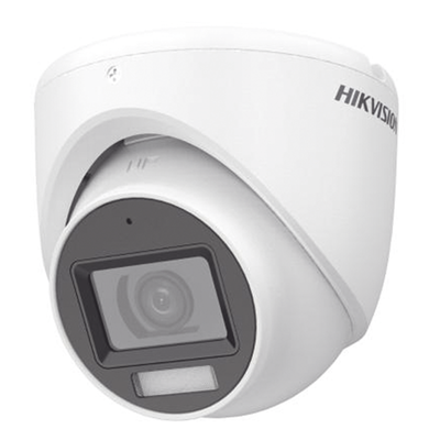 Camara Domo Pt Turbohd Hikvision Ds-2Ce70Df3T-Pts 2Mpx/Lente 3.6 Mm/Interior/Microfono Integrado/Wdr 130Db/Angulo De Vision De 83°/20 Mts Luz Blanca (Openbox)