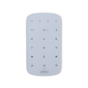 TECLADO INALAMBRICO TOUCH DAHUA DHI-ARK30T-W2/INTERIOR/PARA ARMADO Y DESARMADO/HASTA 32 USUARIOS CON PIN/TARJETAS MIFARE/INDICADORES LED DE STATUS DEL PANEL/ALARMA DE BATERIA BAJA
