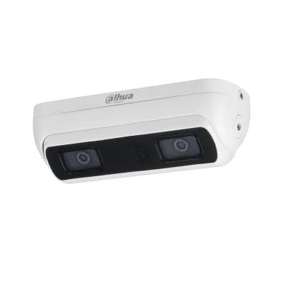 Camara Stereo 3D IP Dahua Dh-Ipc-Hdw8441X-Bv-3D/4Mpx/Ia De Analisis De Comportamiento/Deteccion De Violencia/Caidas/Analisis De Permanencia/Numero Anormal De Personas/Ir 20M/IP67/Ik10/E&S De Alarma/Microfono/Altavoz/MicroSD