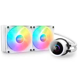 Enfriamiento Liquido Nzxt Kraken Core 240 Rgb/3100Rpm/2 Ventiladores En Un Solo Cuadro(1X240Mm)/Color Negro/Rl-Kr24C-B1