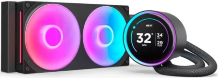 Enfriamiento Liquido Nzxt Kraken Elite 240 Rgb/2X120Mm/Color Negro/Rl-Kr24E-B2