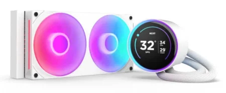 Enfriamiento Liquido Nzxt Kraken Elite 280 Rgbl/2X140Mm/Color Blanco/Rl-Kr28E-W2