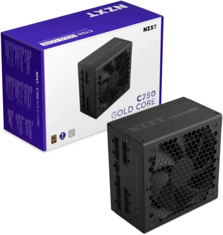 Fuente De Poder 750W Nzxt C750 Gold Core/Fully Modular/80 Plus Gold/ATX/Color Negro/Pa-7G3Bb-Us