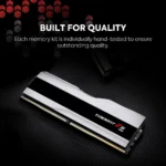Memoria DDR5 64Gb 6000Mhz G.skill Trident Z5 Royal Neo Rgb (2X32Gb)/Color Blanco/Iluminacion Rgb/F5-6000J3036G32Gx2-Tr5Ns