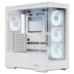 Gabinete Aerocool P500A/Mid Tower/Ventana Cristal Templado/Fuente ATX Psu/4 Ventiladores Instalados/Color Negro/ATX/Micro ATX/Mini-Itx/4711530964071