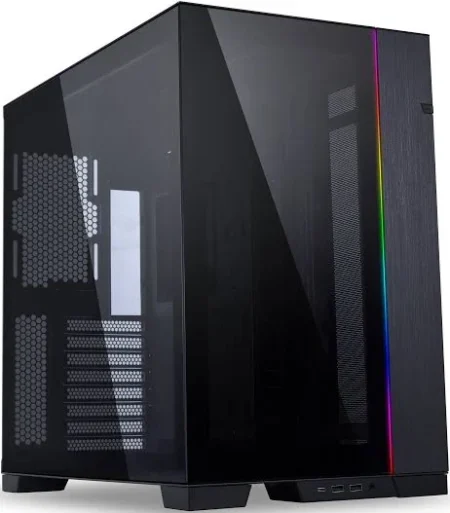 Gabinete Lian Li O11 Dinamico Evo Xl/Full Tower/Ventana Cristal Templado/Sin Fuente/Iluminacion Rgb/Color Negro/E-ATX/ATX/Micro-ATX/Mini-Itx/G99.O11Dexl-X.00