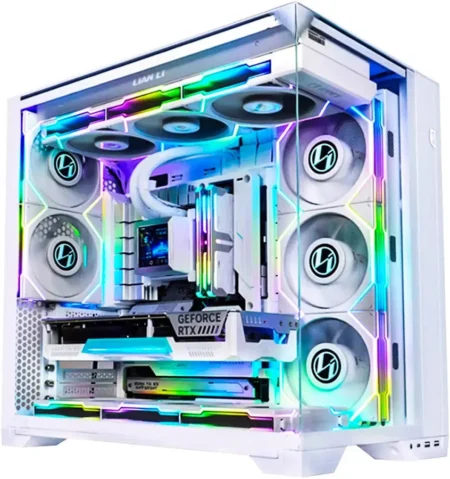 Gabinete Lian Li O11 Vision Compact/Full Tower/Ventana Cristal Templado/Sin Fuente/Sin Ventiladores/Color Negro/E-ATX/ATX/Micro-ATX/Mini-Itx/G99.O11Vpx.00