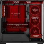 Gabinete Xzeal Xz160 Full Torre/Con Ventana/Sin Fuente/USB 2.0/4 Ventiladores Instalados/Argb/Blanco/Micro-ATX/Xzgaex1W