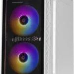 Gabinete Xzeal Xz160 Full Torre/Con Ventana/Sin Fuente/USB 2.0/4 Ventiladores Instalados/Argb/Negro/Micro-ATX/Xzgaex1B