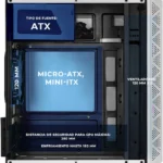 Gabinete Xzeal Xz160 Full Torre/Con Ventana/Sin Fuente/USB 2.0/4 Ventiladores Instalados/Argb/Negro/Micro-ATX/Xzgaex1B