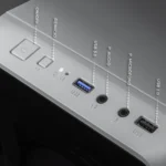 Gabinete Xzeal Xz160 Full Torre/Con Ventana/Sin Fuente/USB 2.0/4 Ventiladores Instalados/Argb/Negro/Micro-ATX/Xzgaex1B