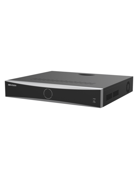 Nvr 32 Canales IP Hikvision Ds-7732Nxi-K4(E)/12Mpx/Acusense/Reconocimiento Facial/4 Bahias De Disco Duro/HDMI En 4K/Alarmas I/O