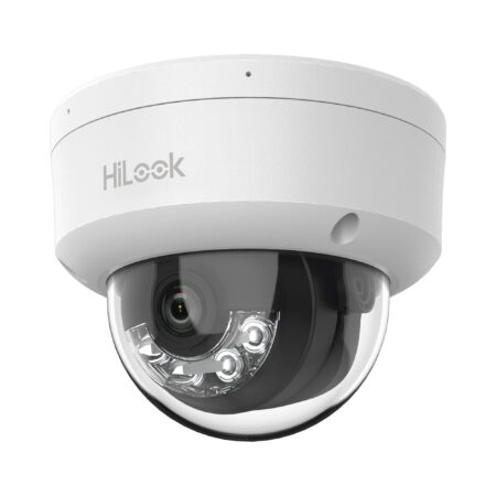 Domo IP De 2Mp / Lente 2.8 Mm / 20 Mts Ir + 15 Mts Luz Blanca / Micrófono Integrado / Acusense Lite / Uso En Interior / PoE / Dwdr / H.265+ / Onvif