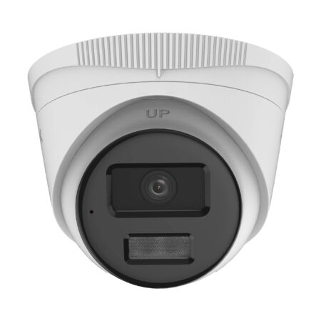 Turret IP 4Mp/ Lente 2.8 Mm / 20 Mts Ir + 20 Mts Luz Blanca / Micrófono Integrado / Acusense Lite / Exterior IP67 / PoE / Dwdr / H.265+ / Onvif