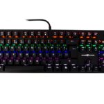 Teclado Mecanico Gamefactor Vorago Kbg400-R - USB, Qwerty, Rojo, Multicolor, Switch Rojo