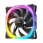 Kit De 3 Ventiladores Antec Neon 120 Argb_3Pk/3X120Mm/Argb/1600Rpm /Color Negro