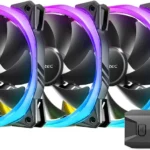 Kit De 3 Ventiladores Antec Neon 120 Argb_3Pk/3X120Mm/Argb/1600Rpm /Color Negro