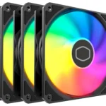 Kit De 3 Ventiladores Cooler Master Mf120 Lite Argb/3X120Mm/Argb/1750Rpm/Color Negro/Mfw-B2Dn-173Pa-R1