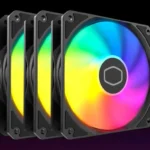 Kit De 3 Ventiladores Cooler Master Mf120 Lite Argb/3X120Mm/Argb/1750Rpm/Color Negro/Mfw-B2Dn-173Pa-R1