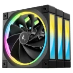 Kit De 3 Ventiladores Antec P12 Pwm Argb_3Pk/3X120Mm/Argb/1500Rpm/Color Negro