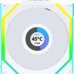 Ventilador Lian Li Uni Fan Sl Wireless LCD/1X120Mm/Argb/1900Rpm/Pbt/Color Negro/G99.12Sllcd1W1B.00