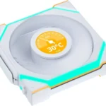 Ventilador Lian Li Uni Fan Sl Wireless LCD/1X120Mm/Argb/1900Rpm/Pbt/Color Blanco/G99.12Sllcd1W1W.00