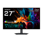 MONITOR GAMER 27" GIGABYTE MO27Q28G/OLED/PANTALLA PLANA/PANEL WOLED/HDMI/DP/COLOR NEGRO