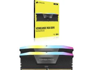 Memoria DDR5 16Gb 5200Mhz Corsair Vengeance (2X8Gb)/Color Negro/Rgb/Cl40/Cmh16Gx5M2B5200C40