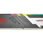 Memoria DDR5 32Gb 6000Mhz Patriot Viper Venom Rgb (1X32Gb)/Color Negro Rgb/Cl30/Pvvr532G60C30