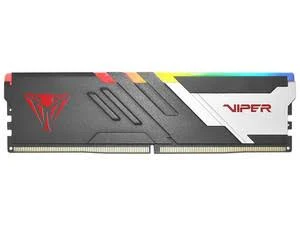 Memoria DDR5 32Gb 6000Mhz Patriot Viper Venom Rgb (1X32Gb)/Color Negro Rgb/Cl30/Pvvr532G60C30