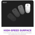 Mousepad Nzxt Zone Elite Xl/750Mmx400Mm/Grosor 4.5Mm/Espuma De Pu Microcelular/Color Negro/Mm-Xlgpr-Bk