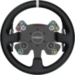 Volante Moza Rs V2 Con Paletas Magneticas/Luces Rgb/Acabado Profesional/Rs25