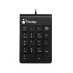 Teclado Alambrico Numerico Nextep Ne-417 Con 18 Teclas/USB/Negro