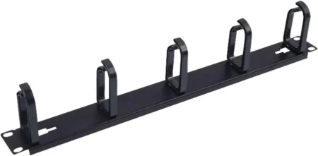 Organizador De Cables Linkedpro Lp-Cm-01/5 Anillos/1U/19″/Color Negro