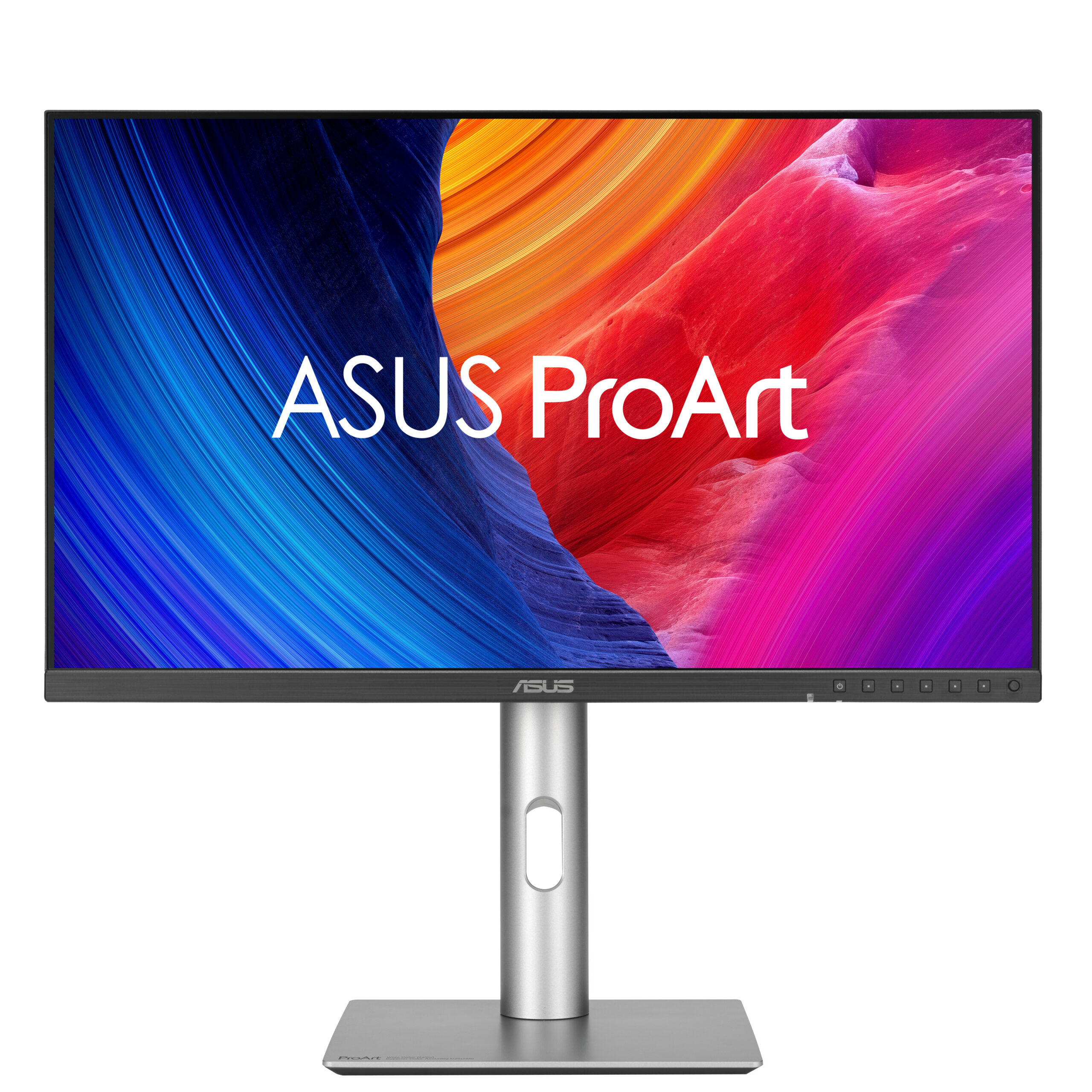 MONITOR 27" ASUS PROART LED/PANTALLA PLANA/PANEL IPS/HDMI/DP/COLOR NEGRO/PLATA/SOPORTE ERGONOMICO/PA27JCV
