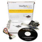 TARJETA ADAPTADORA PCI-E STARTECH PEXUSB3S25/2 PUERTOS USB 3.0/CON ALIMENTACION MOLEX Y UASP