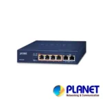 Switch Planet Fsd-604Hp De 4 Puertos Con PoE 802.3Af +2 Puertos 10/100Mbps No Administrable