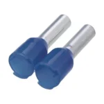Ferrule Aislado Para Cables 10 Awg Panduit Fsd84-18-C/Pin De 18Mm De Longitud/Cobre Din/Mango Color Azul/Paquete 100 Piezas