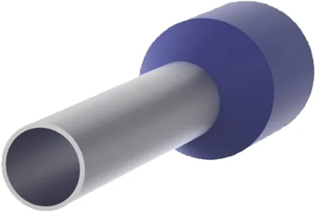 Ferrule Aislado Para Cables 12 Awg Panduit Fsd81-12-C/Pin De 12Mm De Longitud/Mango Color Gris/Paquete 100 Piezas