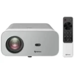 Videoproyector Multimedia Steren Pro-4000/300 Ansi Lumenes/1920X1080P Full HD/Proyeccion Hasta De 150"/Color Blanco-Naranja